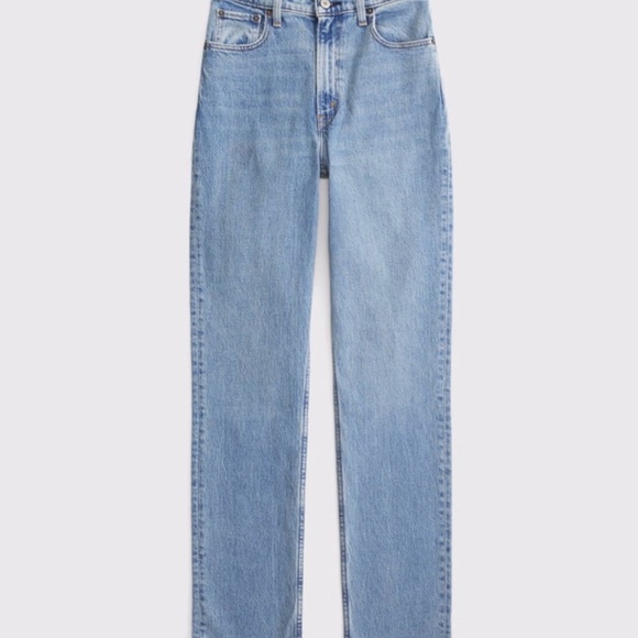 Abercrombie & Fitch Denim - Abercrombie Ultra High Rise 90s Straight Jean
